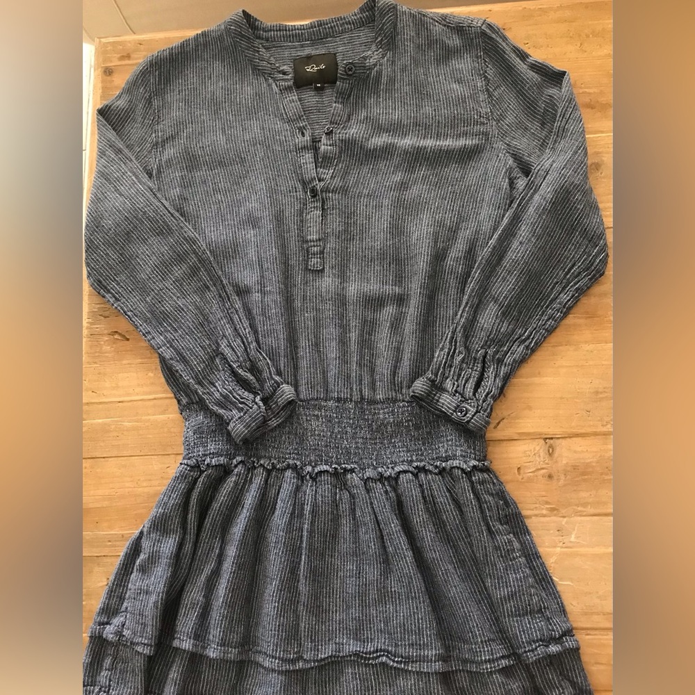 EUC Rails size XS chambray blue mini dress